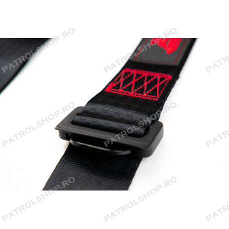 Centura de siguranta 4 puncte RACES 2" negru - PATROL SHOP [6]