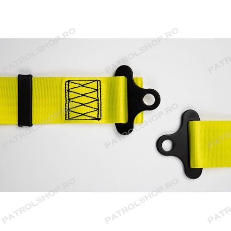 4 point seat belt RACES 2" neon - PATROL SHOP [4]