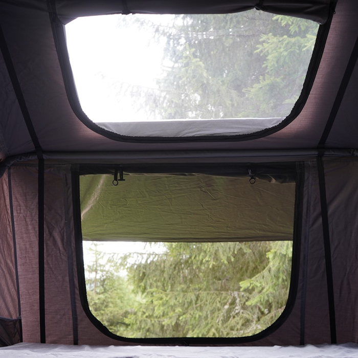 Rooftop Tent OVERLANDER Adventure 160 cm with sky roof [15]