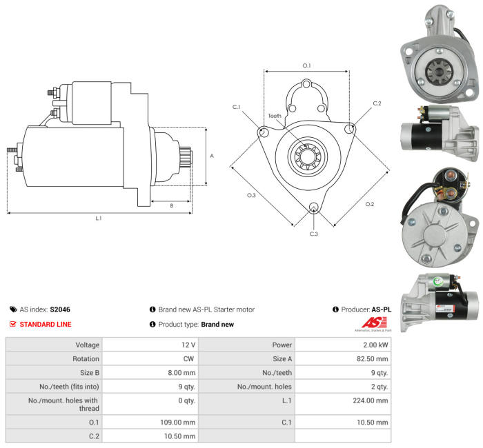 Starter Nissan Patrol Y60 Y61 2.8 - PATROL SHOP [5]