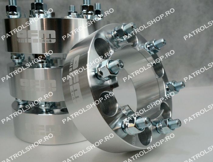Flansa distantier cu inel centrare decupat 50 mm 6x139.7 M12x1.25 - PATROL SHOP [4]