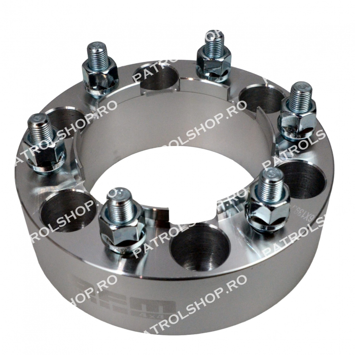 Flansa distantier cu inel centrare decupat 50 mm 6x139.7 M12x1.25 - PATROL SHOP [1]