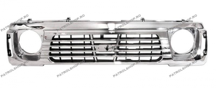 Chrome radiator grille Nissan Patrol Y60 >1995 - PATROL SHOP [1]