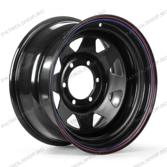 Steel rim 15x7 ET-25 6x139.7 CB110 - PATROL SHOP [1]