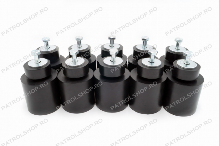 Rubber Body Lift kit +5 cm Nissan Patrol Y60 Y61 LWB - PATROL SHOP [2]
