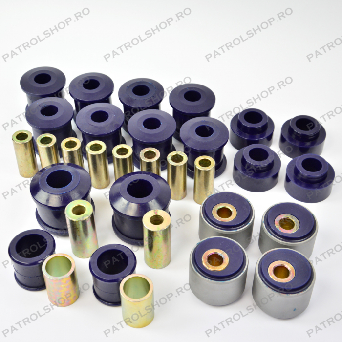 Kit bucse poliuretan complet cu corectie caster Nissan Patrol Y61 3.0 - PATROL SHOP [1]