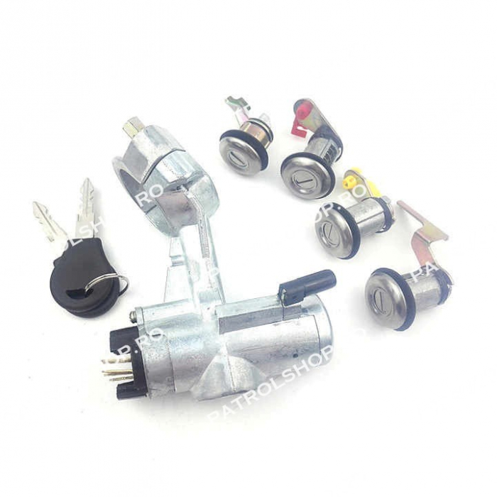 Kit butuc contact + incuietori + chei Nissan Patrol Y60 - PATROL SHOP [2]