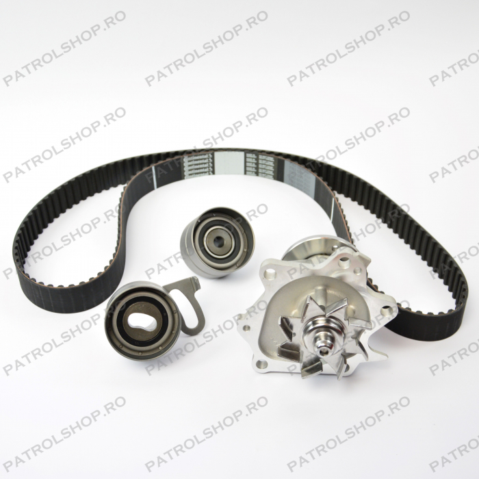 Timing belt kit + Water pump PREMIUM Nissan Patrol Y60 2.8 <94 - PATROL SHOP [2]
