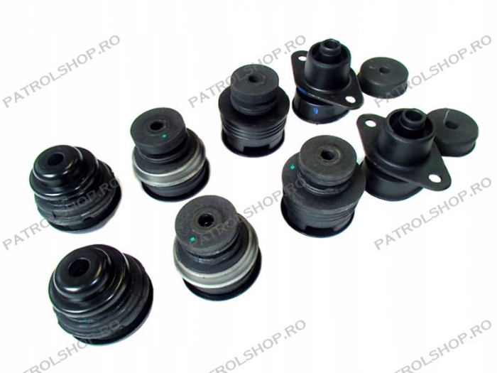 Rubber body mount kit Nissan Patrol Y61 SWB - PATROL SHOP [1]