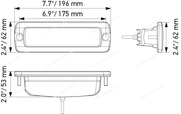 Lampa led HELLA BLACK MAGIC 30W - PATROL SHOP [4]