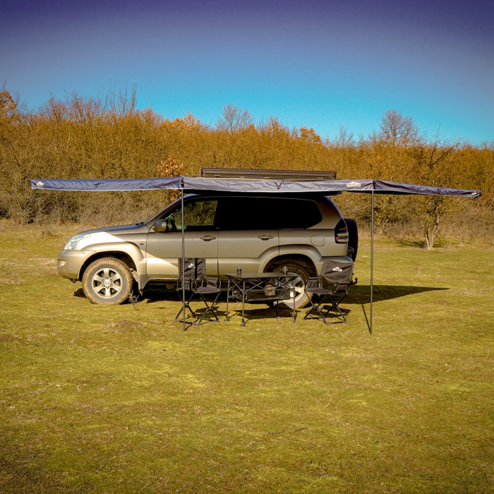 Marchiză auto OVERLANDER 2.4 m 180 grade cu LED [3]