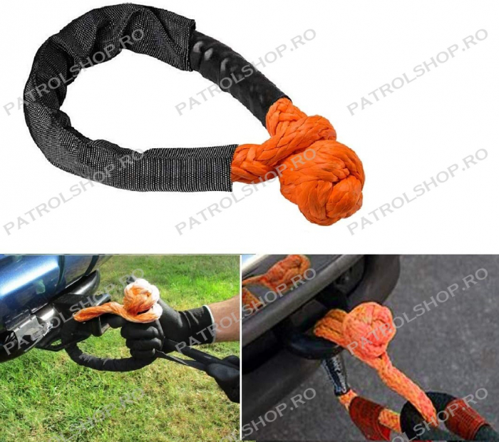 Synthetic recovery shackle 14 mm - 18 tons - PATROL SHOP [3]
