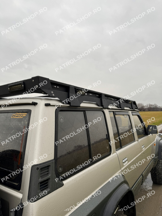 Portbagaj plafon roof-rack slim aluminiu Nissan Patrol Y60 Scurt - PATROL SHOP [12]