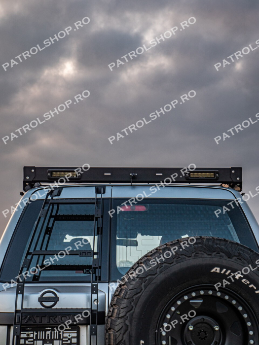 Portbagaj plafon roof-rack slim aluminiu Nissan Patrol Y61 Lung - PATROL SHOP [14]