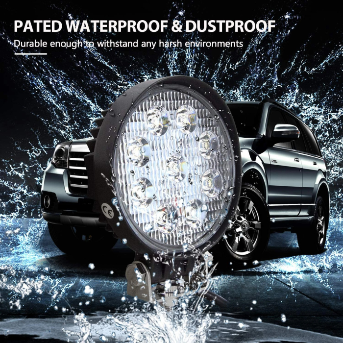 Proiector led rotund 27W 10-30V spot [2]