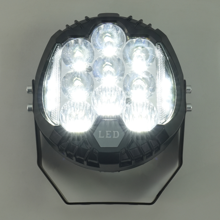 Proiector LED rotund 40W - 7 inch - fascicul spot - 12-24V [4]