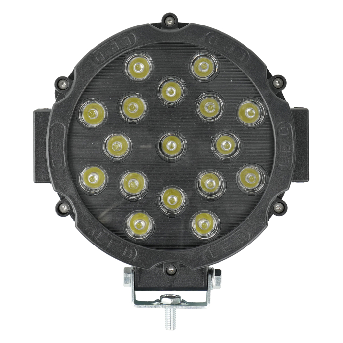 Proiector LED rotund 45W - carcasa neagra - 12-24V [3]