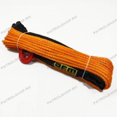 Synthetic winch rope  8mm x 28m OFM - PATROL SHOP [1]