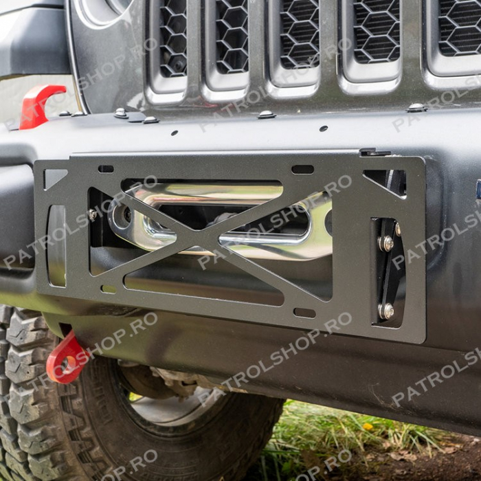 Winch rope fairlead number plate mount - PATROL SHOP [5]