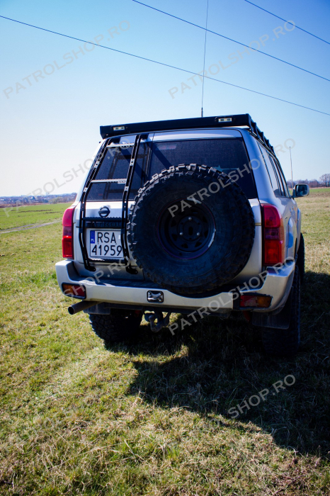 Suport reglabil roata de rezerva usa portbagaj Nissan Patrol Y61 - PATROL SHOP [7]