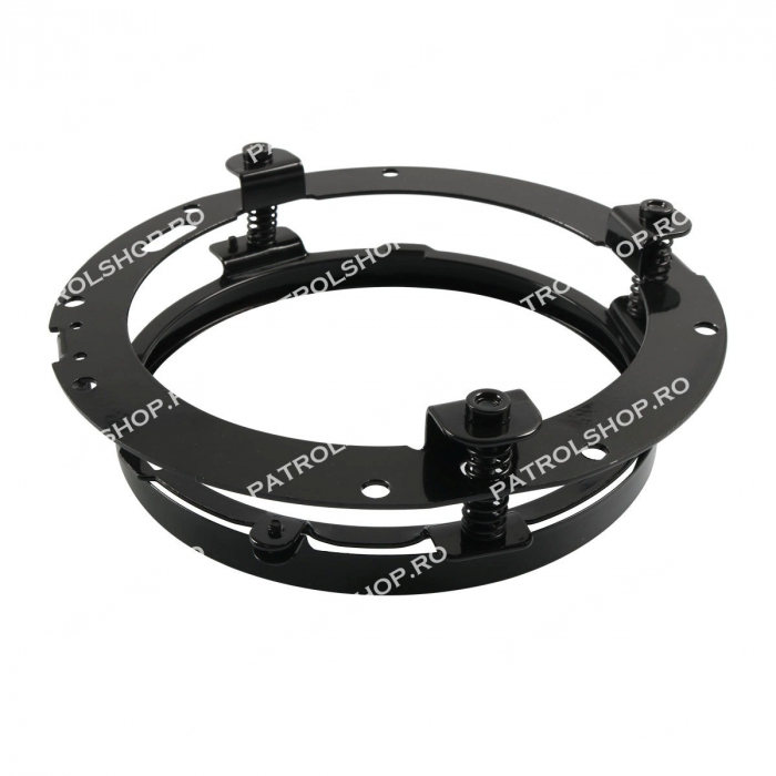 7 inch headlight mounting bracket - black [4]