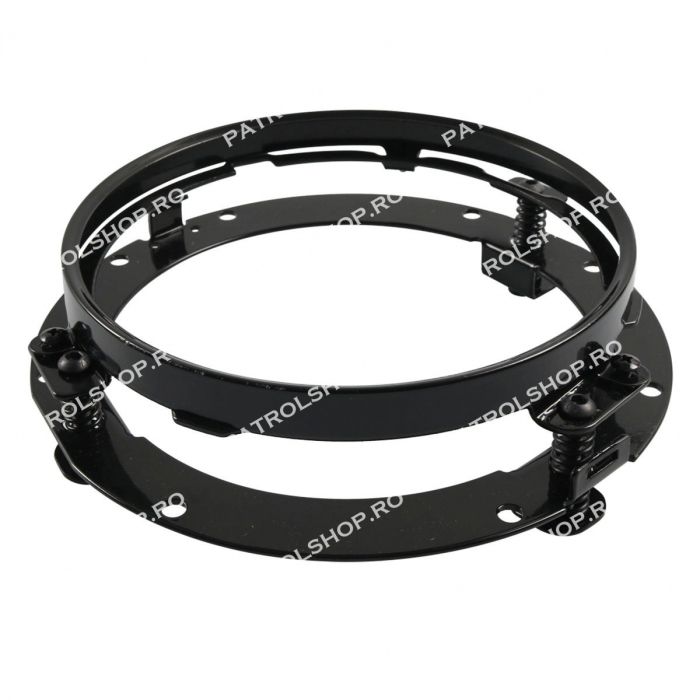 7 inch headlight mounting bracket - black [1]