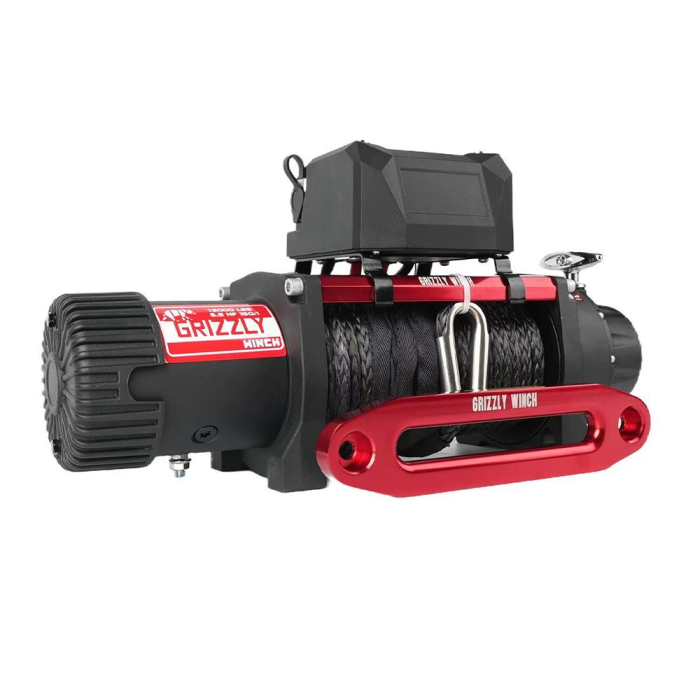 Electric winch Grizzly 13000 lbs - 5897 kg - synthetic rope - PATROL SHOP [5]