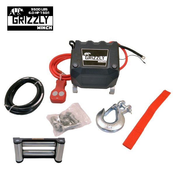 Troliu electric Grizzly 9500 lbs - 4310 kg - cablu otel - PATROL SHOP [5]