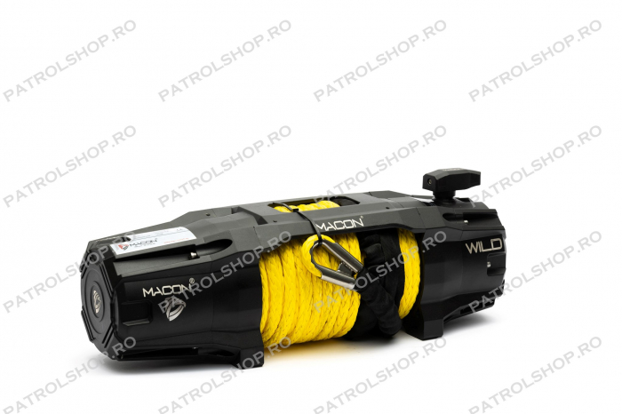 Electric winch Macon Wild 13000 lbs 12V LED - 5897 kg - synthetic rope  - PATROL SHOP [3]