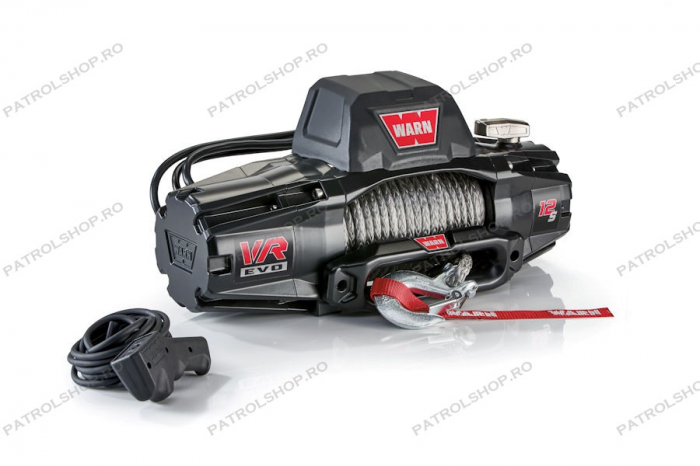 Electric winch WARN VR EVO 12-S - 5443 kg - synthetic rope - PATROL SHOP [2]