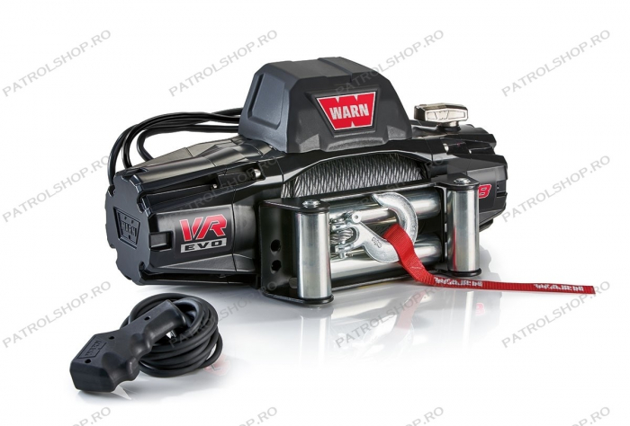 Electric winch WARN VR EVO 8 - 3630 kg - steel cable - PATROL SHOP [2]