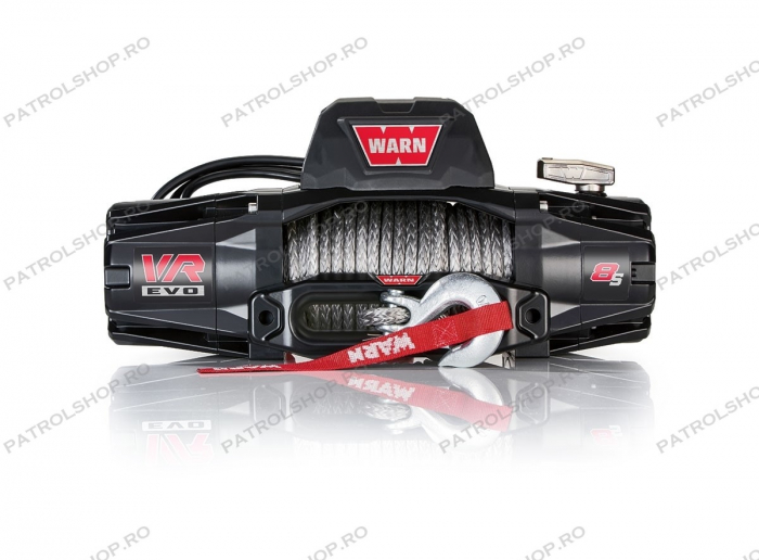 Electric winch WARN VR EVO 8-S - 3630 kg - synthetic rope - PATROL SHOP [1]