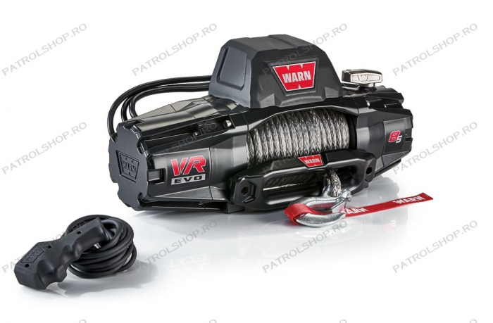 Electric winch WARN VR EVO 8-S - 3630 kg - synthetic rope - PATROL SHOP [2]