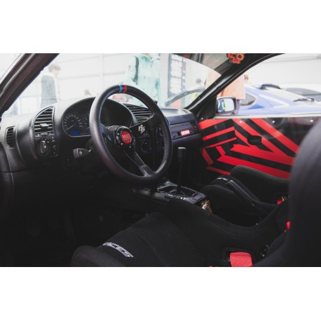 Universal steering wheel 350x65 mm eco leather RACES Motorsport [4]