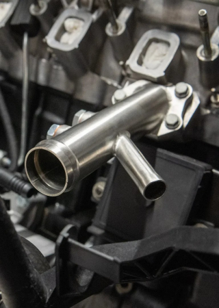 Flansa furtun lichid racire motor BMW 3.0d M57 IOD [5]