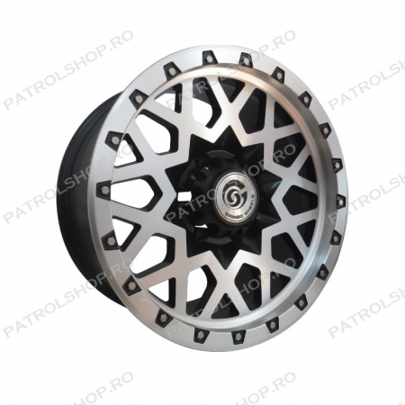 Jante - Janta aliaj 17x8.5 ET-10 6x139.7 CB110 - PATROL SHOP
