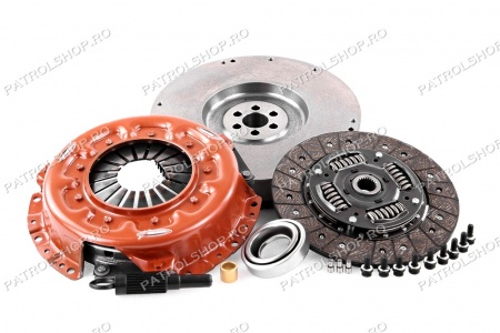 Clutch - Heavy-duty clutch set + single mass flywheel Nissan Patrol Y61 2.8 - PATROL SHOP