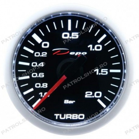 Interior - Ceas presiune turbo DEPO 2 bar 52 mm - PATROL SHOP