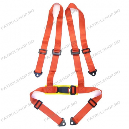 Siguranta - Centura de siguranta 4 puncte 2" rosu - PATROL SHOP