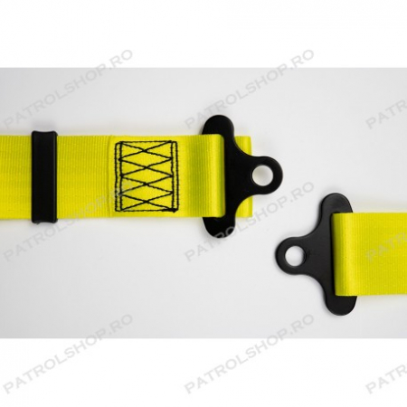 Centura de siguranta 4 puncte RACES 2" neon - PATROL SHOP [3]