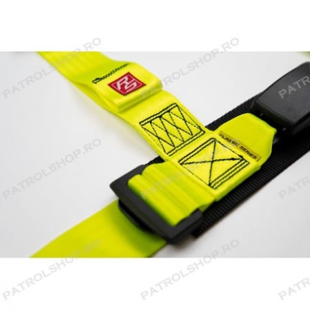 Centura de siguranta 4 puncte RACES 2" neon - PATROL SHOP [2]
