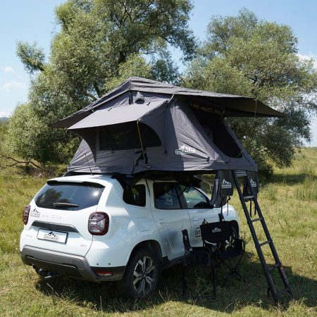 Rooftop Tent OVERLANDER Adventure 140 cm with sky roof [5]