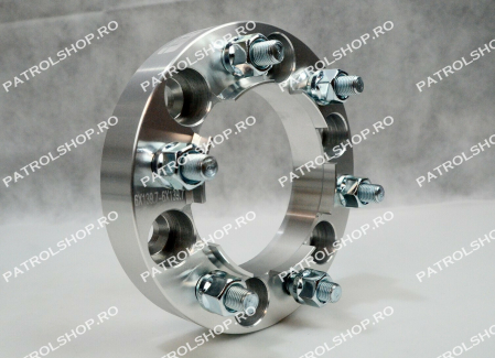 Flansa distantier cu inel centrare decupat 30 mm 6x139.7 M12x1.25 - PATROL SHOP [3]