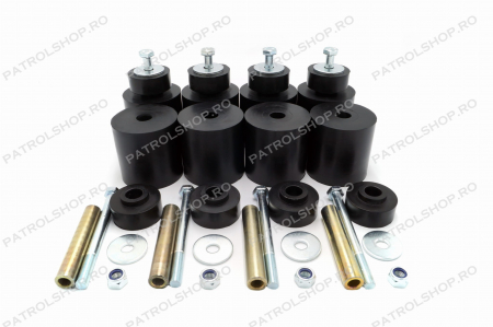 Tampoane Caroserie - Kit Body Lift cauciuc +5 cm Nissan Patrol Y60 Y61 scurt - PATROL SHOP