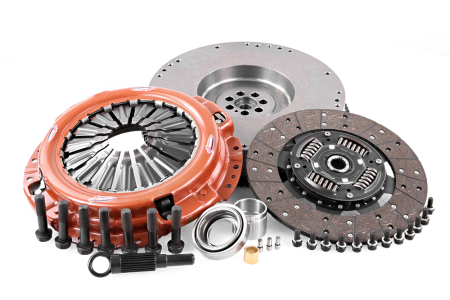 Clutch - Heavy-duty clutch set + single mass flywheel Nissan Patrol Y61 3.0 <2004 - PATROL SHOP