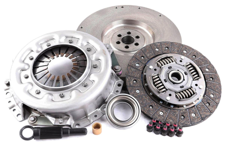 Clutch - Clutch + single mass flywheel set Nissan Patrol Y61 2.8 - PATROL SHOP