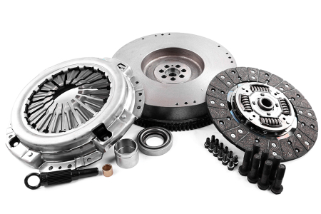 Clutch - Clutch + single mass flywheel set Nissan Patrol Y61 3.0 <2004 - PATROL SHOP