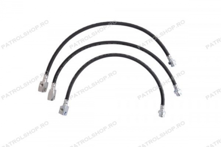 Sistem Franare - Kit furtune frana prelungite +10 cm Nissan Patrol Y61 - PATROL SHOP