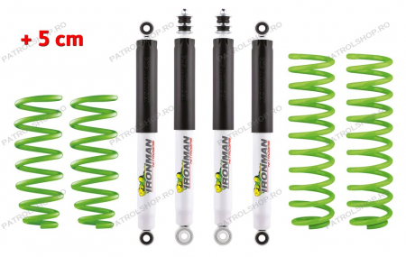 Suspension Kits - Suspension kit Ironman Foamcell +5 cm Nissan Patrol Y60 Y61 - PATROL SHOP