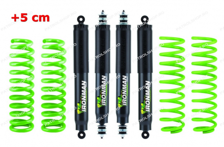 Suspension Kits - Suspension kit Ironman Foamcell PRO +5 cm Nissan Patrol Y60 Y61 - PATROL SHOP